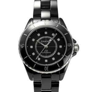 シャネル CHANEL J12 キャリバー12.2 33MM H9742 ブラック文字盤 新品 腕時計 レディース