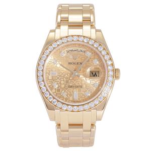 ロレックス ROLEX デイデイト 18948A シャンパン/8PD/2PB文字盤 中古 腕時計 メンズ
