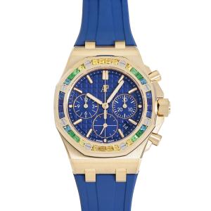 オーデマ・ピゲ AUDEMARS PIGUET ロイヤルオーク オフショア クロノグラフ 26236BA.YY.D346CA.01 ブルー文字盤 未使用 腕時計 メンズ