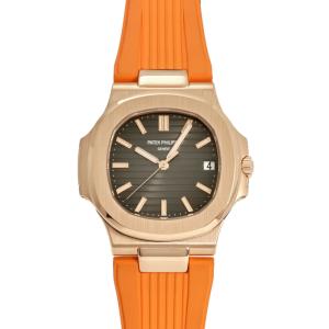 パテック・フィリップ PATEK PHILIPPE ノーチラス 5711R-001 ブラウン・ブラック文字盤 中古 腕時計 メンズ