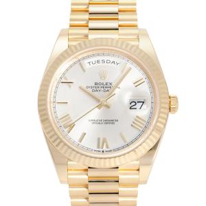 ロレックス ROLEX デイデイト 40 228238 シルバーローマ文字盤 未使用 腕時計 メンズ