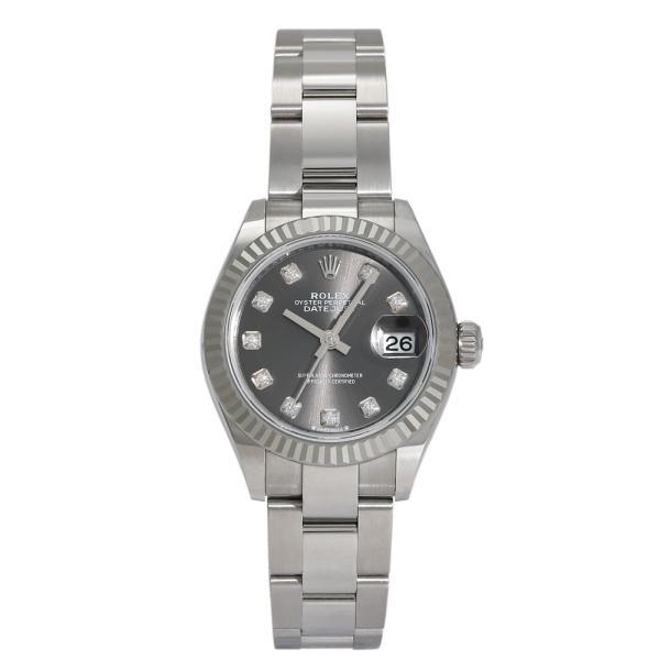 ロレックス ROLEX デイトジャスト 28 279174G ダークグレー/10PD文字盤 新品 腕...