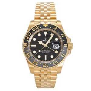 ロレックス ROLEX GMTマスターII 126718GRNR ブラック/ドット文字盤 未使用 腕時計 メンズ