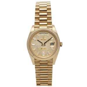 ロレックス ROLEX デイデイト 40 228238A ダイヤ/シャンパン/10PB文字盤 中古 腕時計 メンズ