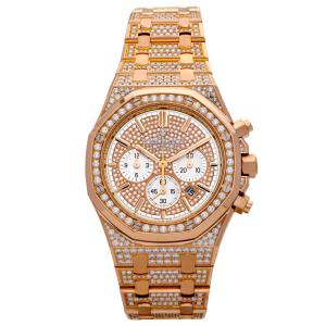 オーデマ・ピゲ AUDEMARS PIGUET ロイヤルオーク クロノグラフ 26322OR.ZZ.1222OR.01 シルバー文字盤 中古 腕時計 メンズ