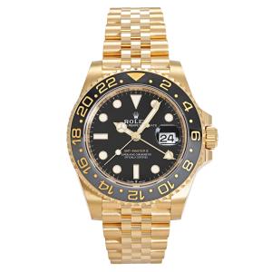 ロレックス ROLEX GMTマスターII 126718GRNR ブラック/ドット文字盤 新品 腕時計 メンズ