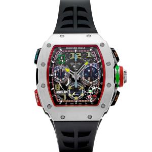 リシャール・ミル RICHARD MILLE オートマティック スプリットセコンド クロノグラフ RM65-01 ブラック文字盤 中古 腕時計 メンズ