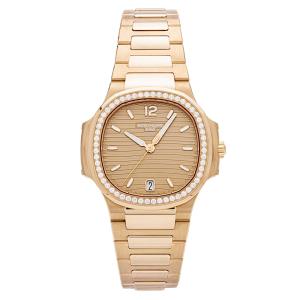 パテック・フィリップ PATEK PHILIPPE ノーチラス 7118/1200R-010 ゴールド・オパーリン文字盤 未使用 腕時計 レディース