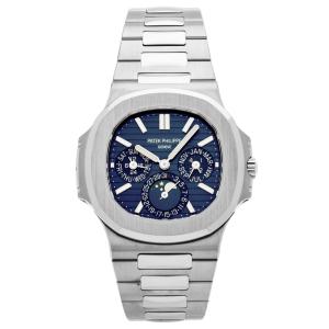 パテック・フィリップ PATEK PHILIPPE ノーチラス パーペチュアルカレンダー 5740/1G-001 ブルー文字盤 未使用 腕時計 メンズ