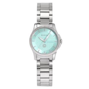 グッチ GUCCI Gタイムレス YA1265051 ターコイズブルー文字盤 新品 腕時計 レディース