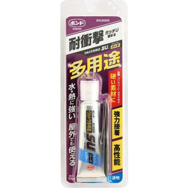 ボンドウルトラ多用途SUプレミアムハード 10ml コニシ 5140 クリア 透明 接着剤 強力接着...