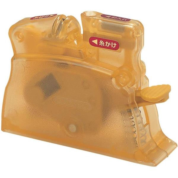 デスクスレダー イエロー 卓上型糸通し器 Clover クロバー 10-517 手芸 裁縫 洋裁 ハ...
