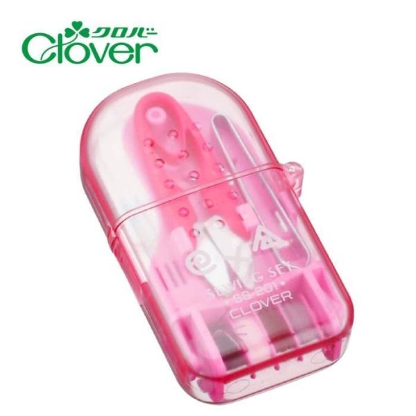 ソーイングセット SS-201 ピンク 38-122 Clover クロバー 手芸 裁縫 洋裁 ハン...