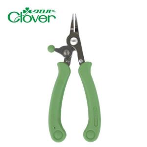 フラットペンチ ストッパー付 57-253 Clover クロバー 手芸 ビーズ アクセサリー ストッパー つぶし玉 丸カン 裁縫｜gchusen