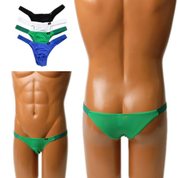 サイドゴム ハーフバック ビキニパンツ TMコレクション ショーツ メンズ 男性 下着 セクシー セ...