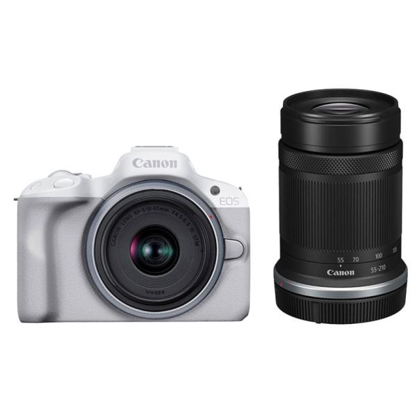 新品 Canon EOS R50 ダブルズームキット [ホワイト] キヤノン