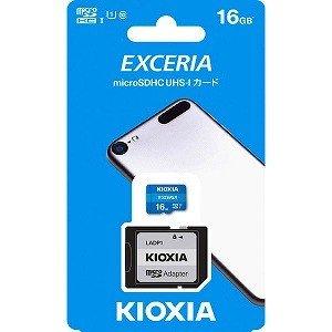 新品 KIOXIA EXCERIA KMU-A016G [16GB] SD交換アダプタ付属 microSDカード キオクシア｜gcs-net