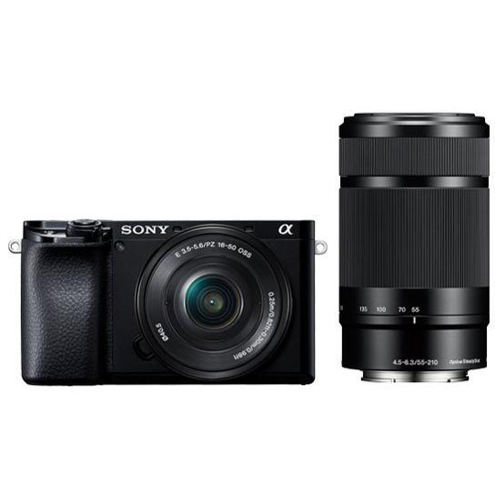 展示品 SONY α6100 ILCE-6100Y ダブルズームレンズキット [ブラック] ソニー