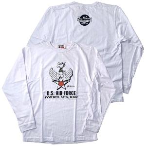 バズリクソンズ BUZZ RICKSON'S 長袖 Tシャツ プリント  MADE IN USA BR68903 BUZZ RICKSON'S バズリクソンズ 長袖 Tシャツ プリント MADE IN USA