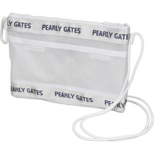 「13時迄注文で当日出荷」パーリーゲイツ PEARLY GATES 半透明ポリ塩化ビニル＆メッシュ サコッシュ｜gdoshop2