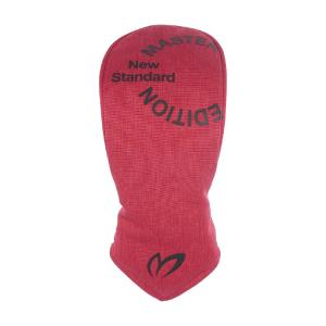 美品】マスターバニー ヘッドカバー 3点セット黒×レッド DR FW UT