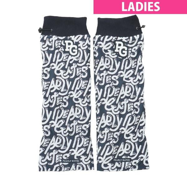 パーリーゲイツ PEARLY GATES ぷにぷにロゴ柄レッグウォーマー レディス