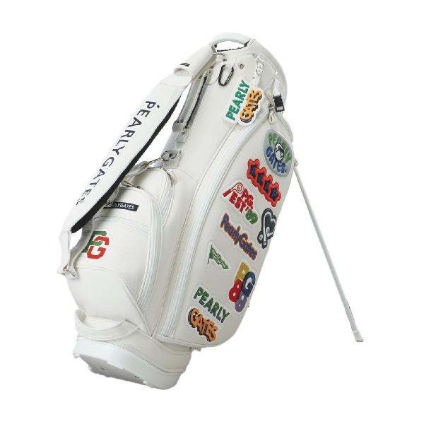 パーリーゲイツ PEARLY GATES ロゴワッペンスタンドキャディバッグ