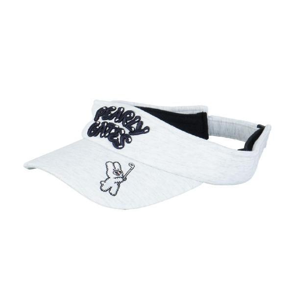 パーリーゲイツ PEARLY GATES ぷっくりロゴ中綿サンバイザー