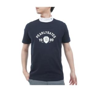 PEARLY GATES パーリーゲイツ   PGロゴ入り総柄半袖Tシャツ　新品 PEARLY GATES（パーリーゲイツ） tシャツ 「PEARLY GATES」PG is PG