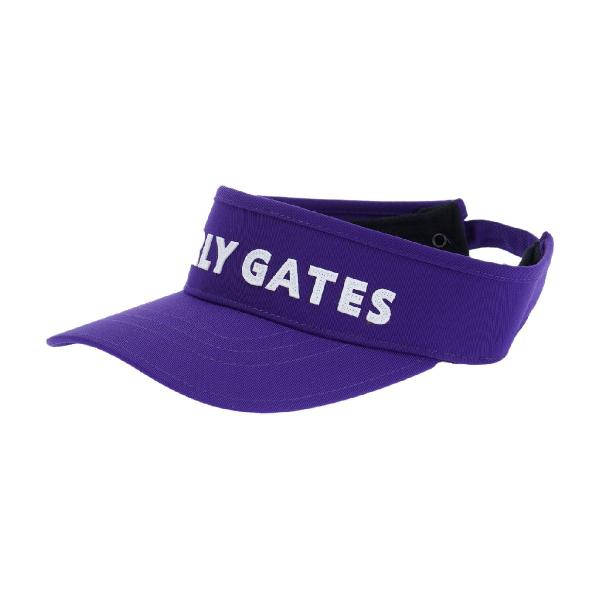 パーリーゲイツ PEARLY GATES ステッチロゴリサイクルツイルサンバイザー