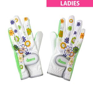 パーソンズ PERSONS 花柄グローブ 両手用 レディス