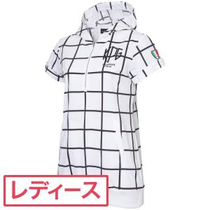 カッパ Kappa ITALIA ストレッチフーデッド半袖チュニック KC622KT62 レディス 半袖シャツ・ポロシャツ｜gdoshop