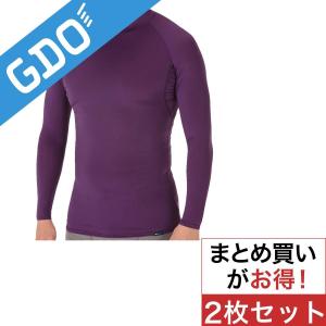 GDO オリジナル GDO ORIGINAL 【通年対応 ソフトタイプ】長袖ハイネック 2枚セット アンダーウェア｜gdoshop