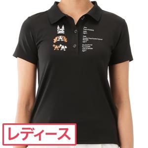 MUスポーツ M.U SPORTS キャラクター5th ストレッチ半袖ポロシャツ レディス｜gdoshop