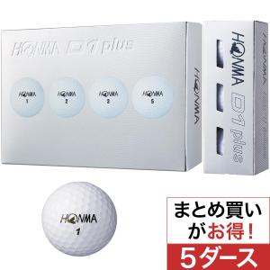 D1 ゴルフ Plus Honma Plus ボール ボール 5ダースセット 本間ゴルフ