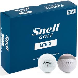 スネルゴルフ Snell GOLF MTB-X ゴルフボール 1ダース｜gdoshop