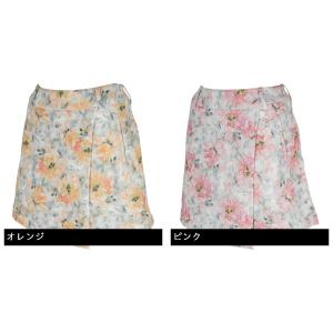 Suelta レディス 店 ストレッチ スポーツ Gdoゴルフショップ リエンダ Suelta Rienda ストレッチ インクフラワーラップスカート風キュロットスカート