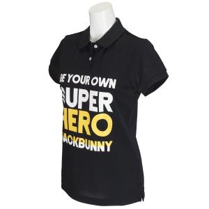 ジャックバニー Jack Bunny!! ドライマスターブロック 鹿の子半袖ポロシャツ