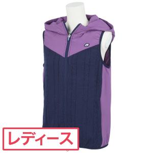 フィドラ FIDRA ストレッチ 中綿ニットベスト レディス