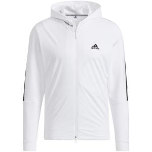 アディダス Adidas ファブリックミックス 長袖フルジップフーディージャケット