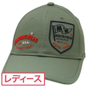 マンシングウェア Munsingwear コットンツイル イヤーカーブキャップ レディス