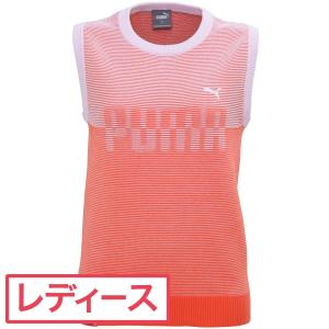 プーマ PUMA ロゴ クルーニットベスト レディス