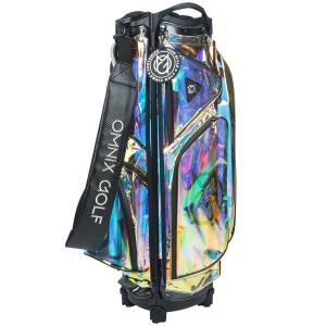 OMNIX GOLF CB BK Russian Gold レインボー 軽量キャディバッグ クリア ...