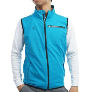 マンシングウェア Munsingwear 撥水 ストレッチロゴファスナーポケット付きベスト