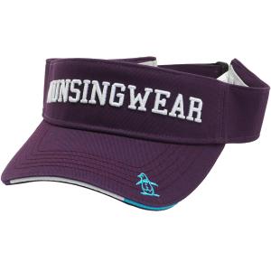 マンシングウェア Munsingwear ロゴデザイン ツイルサンバイザー