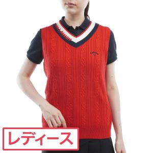 キャロウェイゴルフ Callaway Golf ケーブル柄ニットベスト