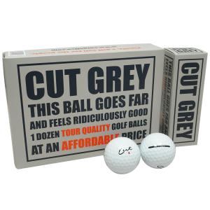 カットゴルフ CUT GOLF CUT GREY ボール ウレタン3ピース 【USモデル】｜gdoshop