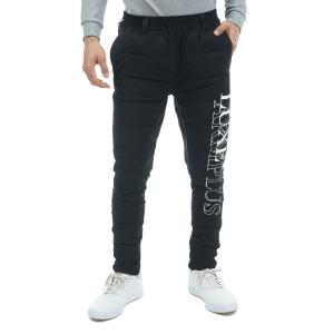 リュクスエイケイエムプラス LUXEAKMPLUS BATTING DOCKING ストレッチ 裏起毛ロングパンツ