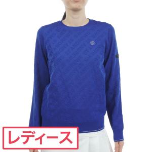 セント・アンドリュース St ANDREWS ロゴダブルジャガードプルオーバーセーター