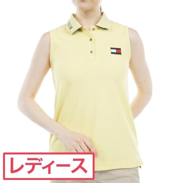 トミー ゴルフ TOMMY HILFIGER GOLF ロゴカラー ノースリーブポロシャツ レディス...